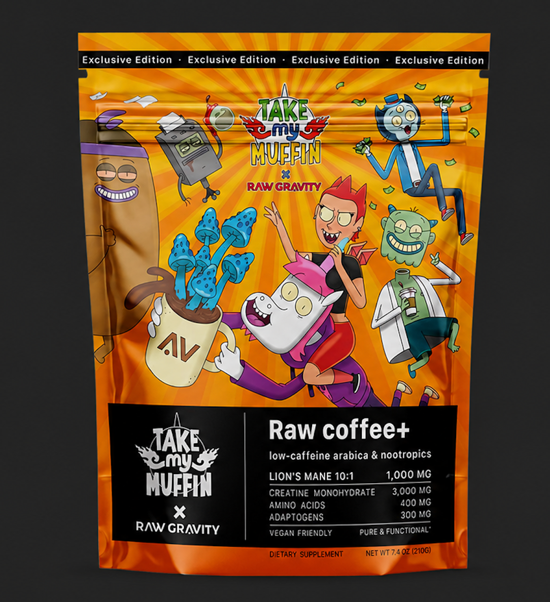 Raw coffee+ Exclusive Edition bag